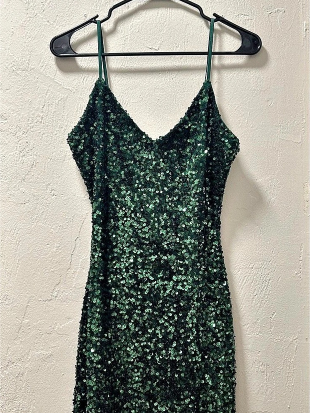 Windsor Emerald Green Sequin Homecoming Dress, Size Small, Like New